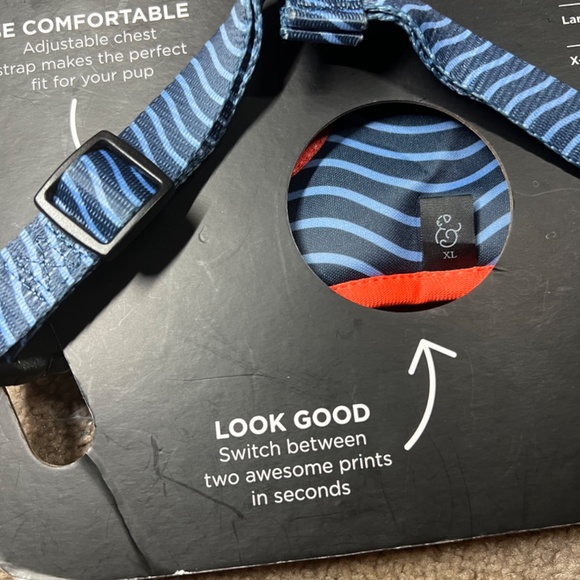 Lucy & Co. Reversible Dog Harness XL Bright Colorful Graphic Print Design - Picture 3 of 8